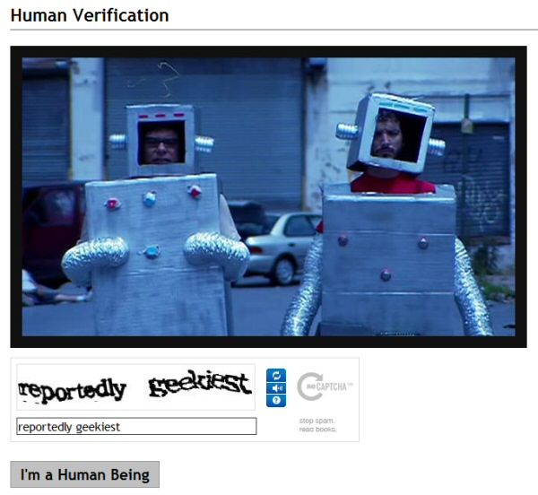 stack overflow recaptcha: reportedly geekiest