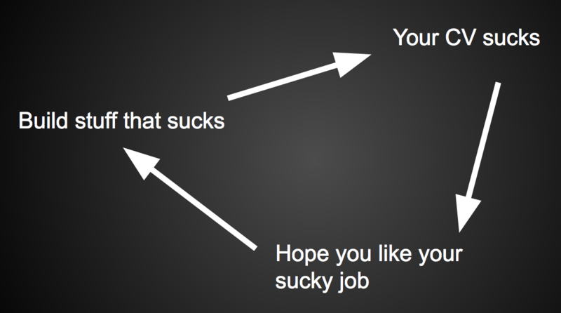 The cycle of suck