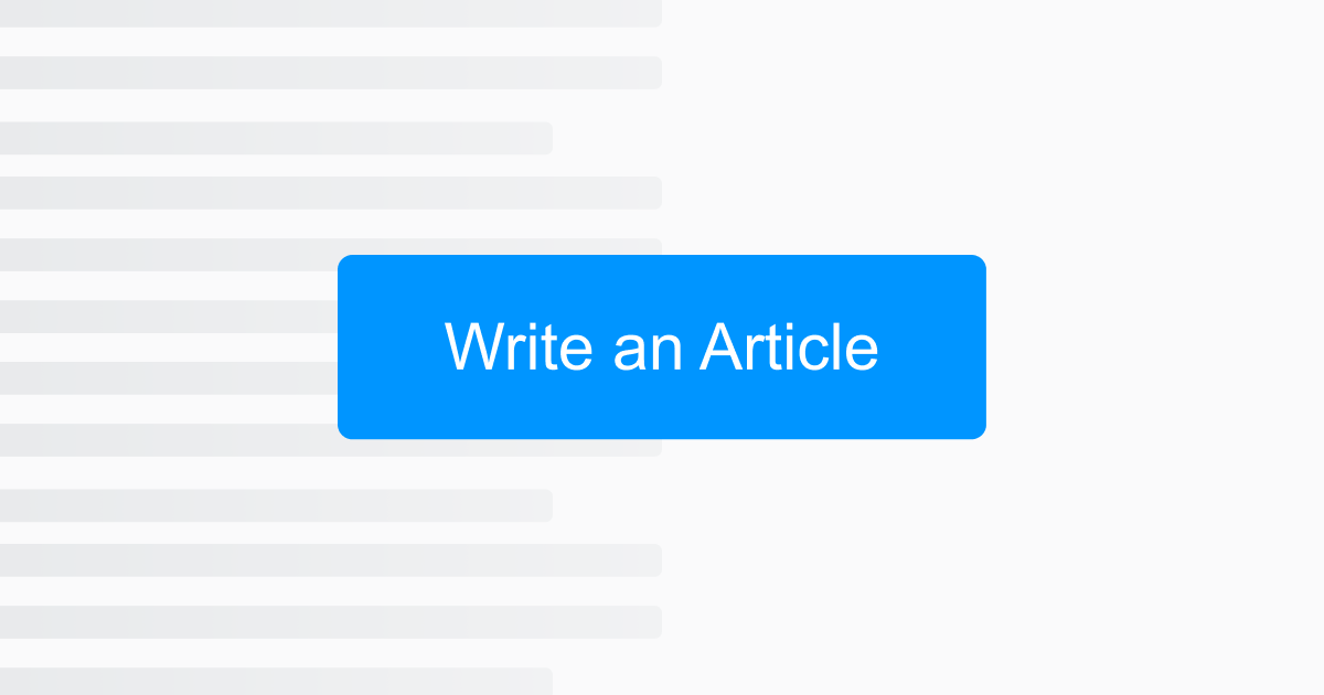 How do I create an Article? - Stack Overflow
