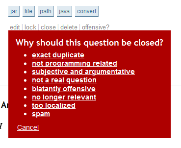 stackoverflow-close-menu