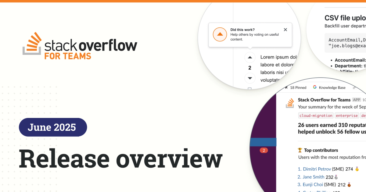Smarter teams, brighter insights: Stack Overflow for Teams Business ...