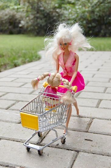 barbie go to shopping