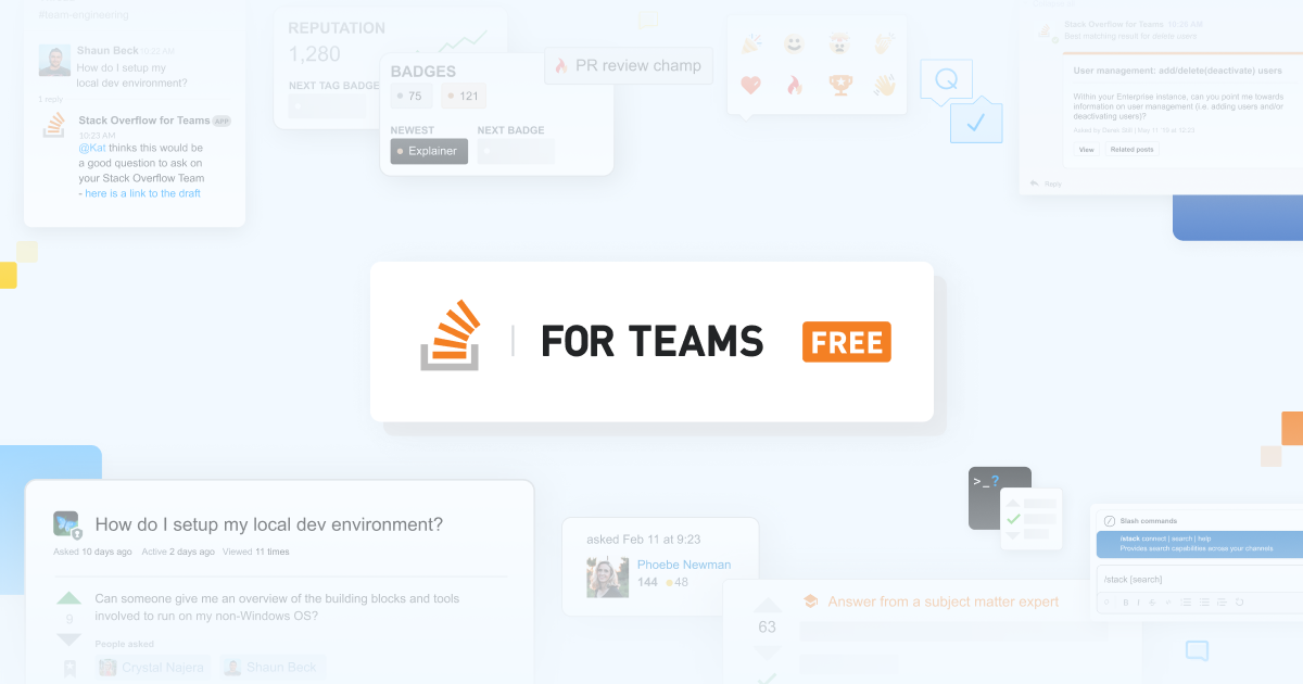 Stack Overflow for Teams is now free forever for up to 50 users - Stack ...