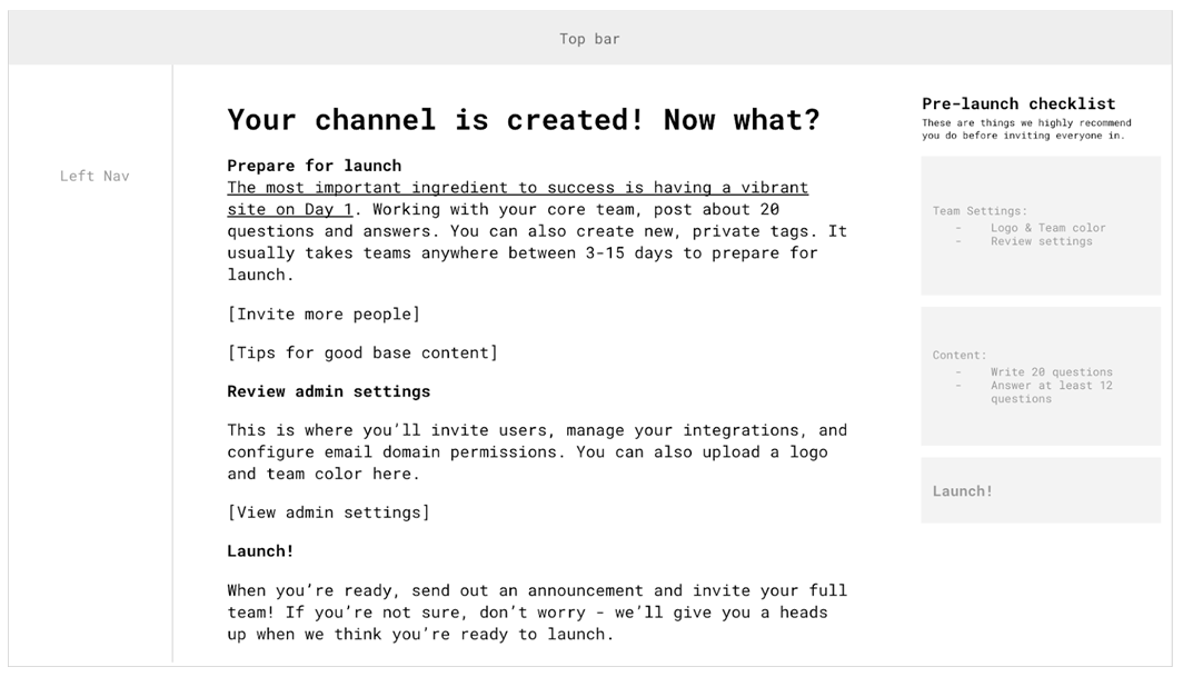 your channel is created