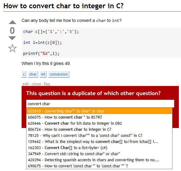 question-close-duplicate-selector