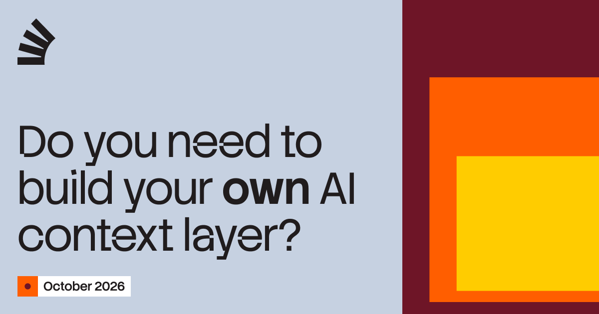 Why your platform team shouldn't build an AI context layer (even though they probably could)