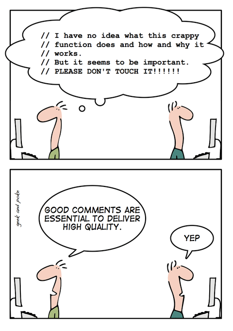 Best practices for writing code comments - Stack Overflow