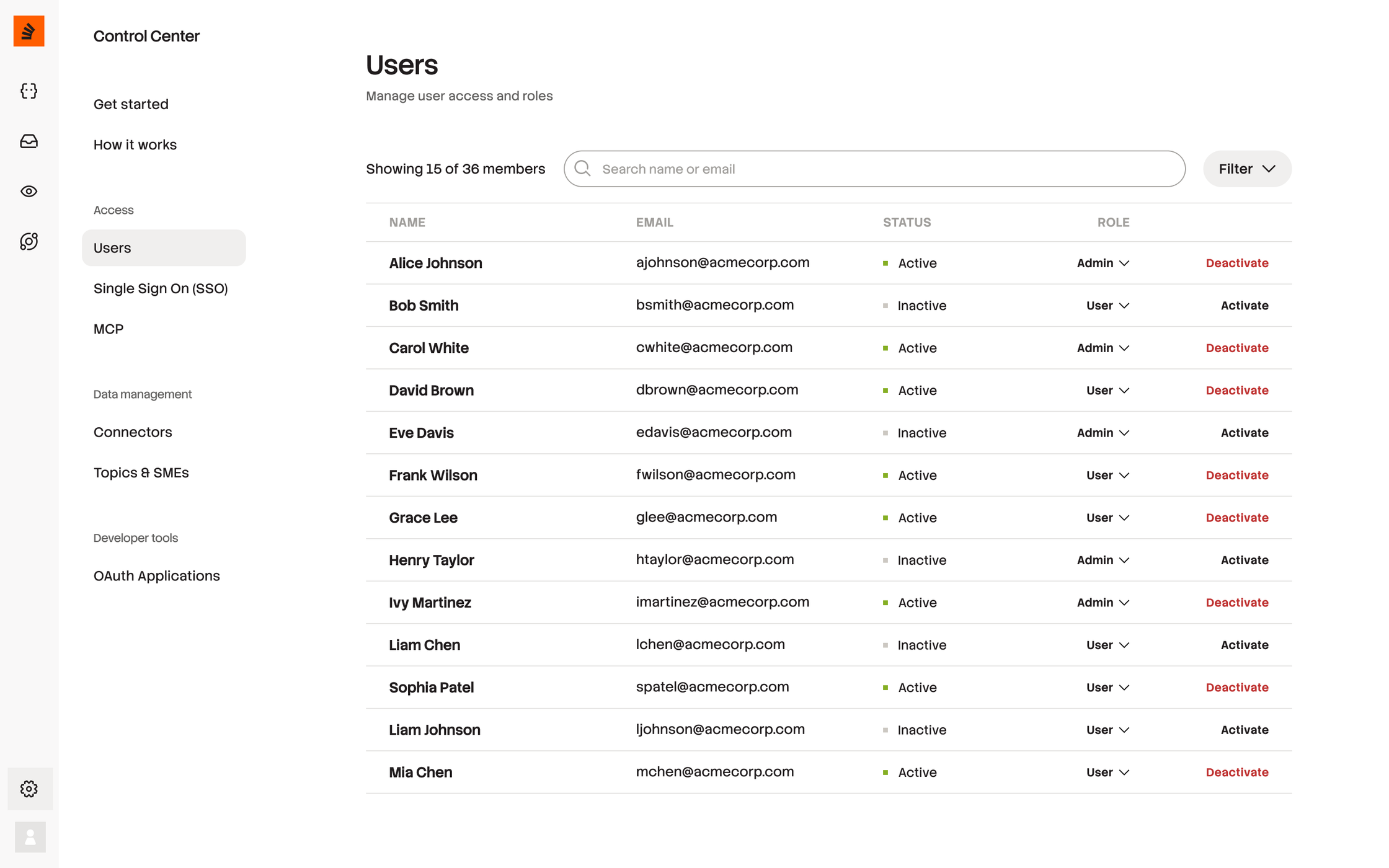 Screenshot of the feature in product