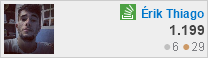 perfil de Érik Thiago em Stack Overflow em Português, é um site de perguntas e respostas para programadores profissionais e entusiastas