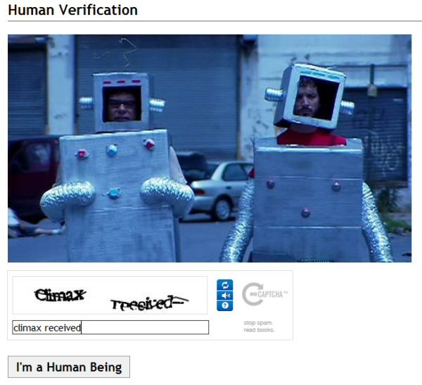 stack overflow recaptcha: climax received